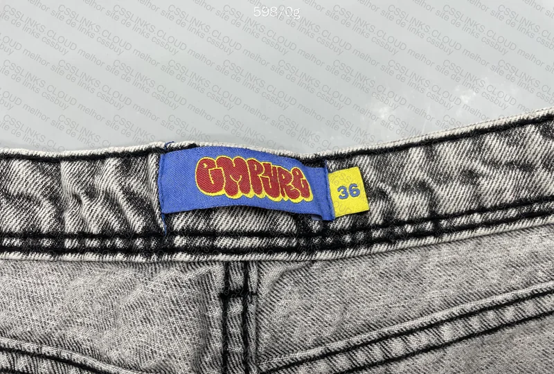 Gray Jorts with Measurement 4