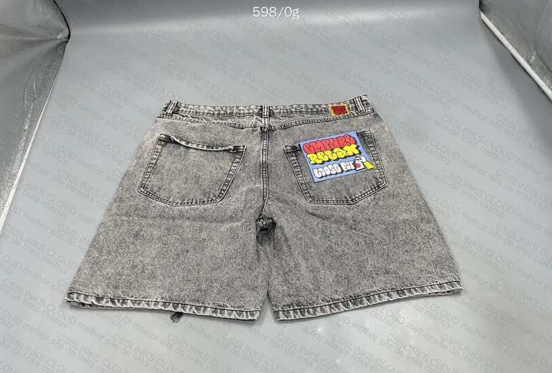 Gray Jorts with Measurement 5