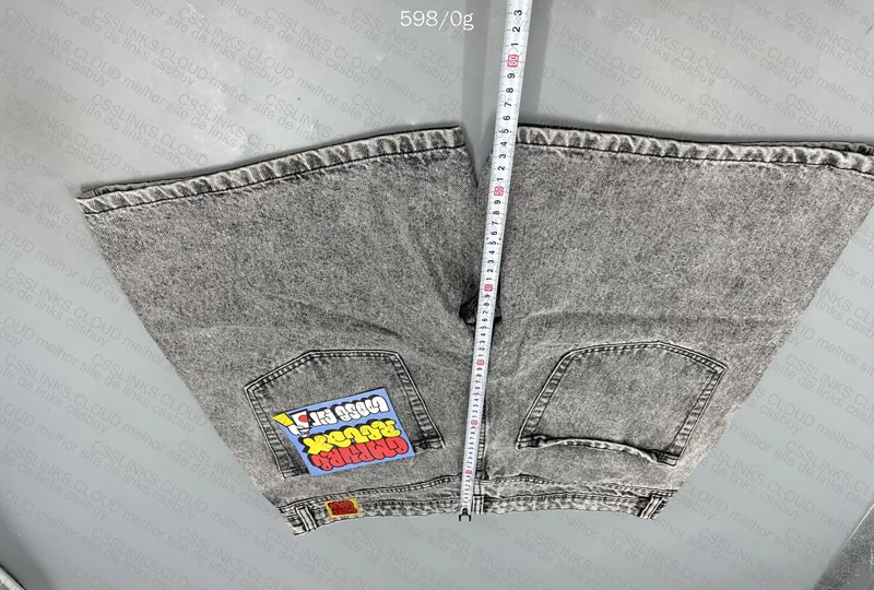Gray Jorts with Measurement 7