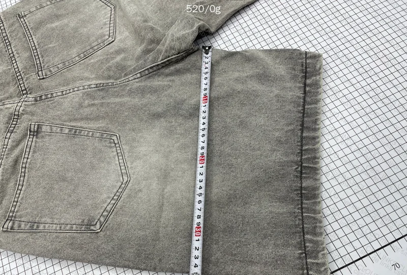 Gray Jorts (with Measurements) 7