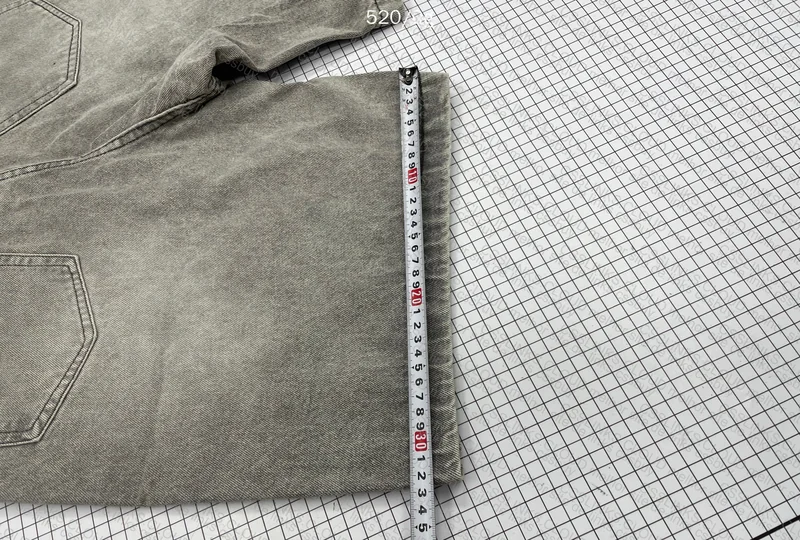 Gray Jorts (with Measurements) 8