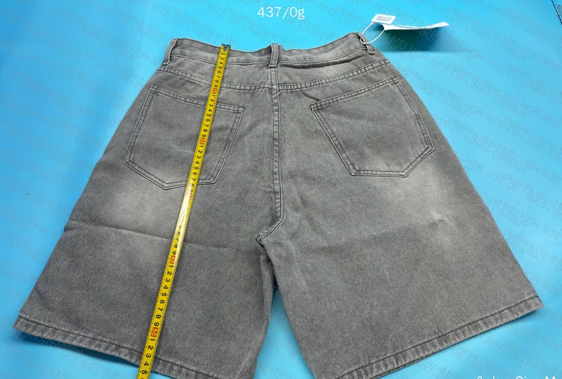 Gray Jorts (with Measurements) 3