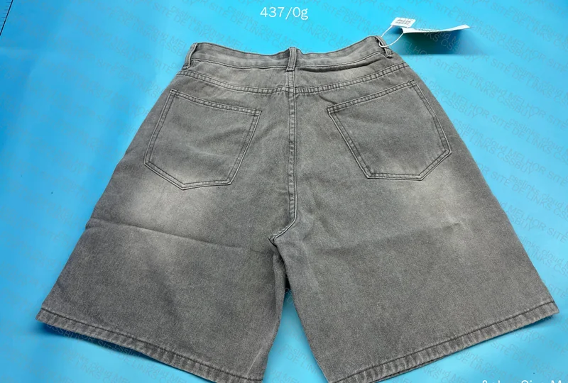 Gray Jorts (with Measurements) 5