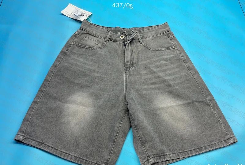 Gray Jorts (with Measurements) 6