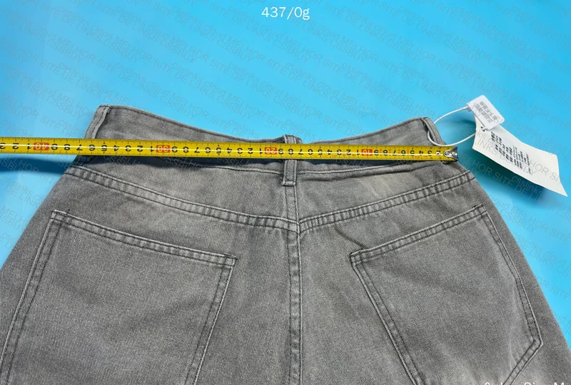 Gray Jorts (with Measurements) 7