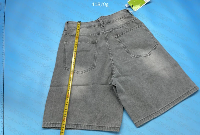 Gray Jorts (with Measurements) 3