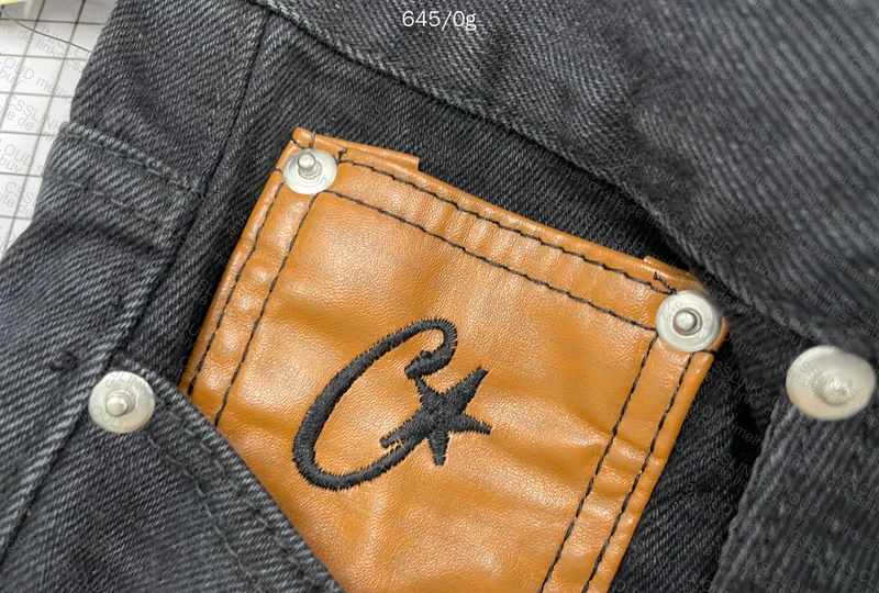 Jorts Corteiz C-Star Denim Black
