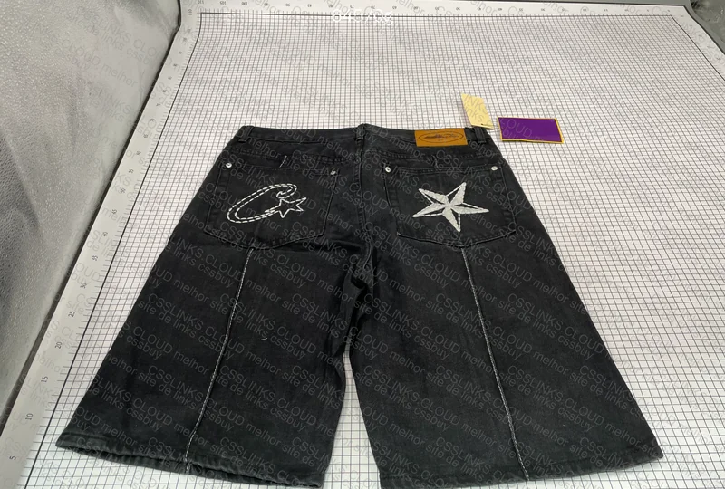Jorts Corteiz C-Star Denim Black 2
