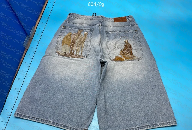 Jorts Derschutze Camel Denim 4