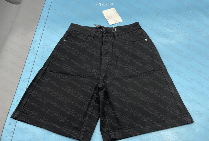 Black Denim Jorts 2