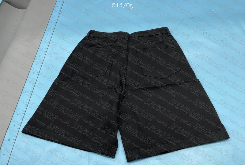 Black Denim Jorts 3