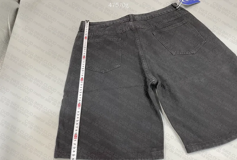 Affordable Black Jorts with Measurements 3