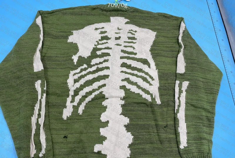 Kapital Bone Knit Damaged Sweater