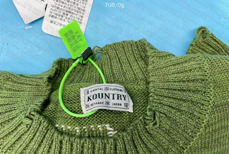 Kapital Bone Knit Damaged Sweater 2