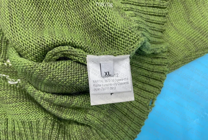 Kapital Bone Knit Damaged Sweater 4