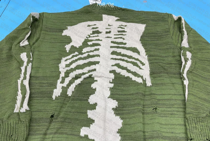 Kapital Bone Knit Damaged Sweater 6