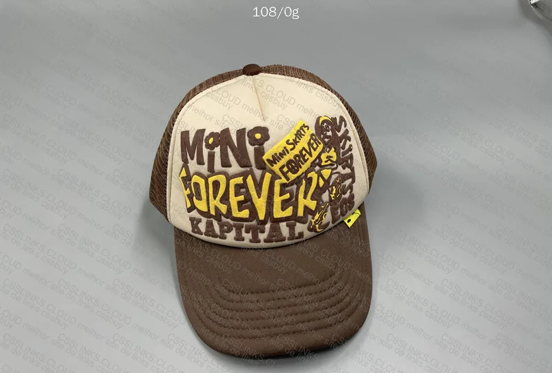 Kapital Legs Mini Skirts Forever Trucker Hat