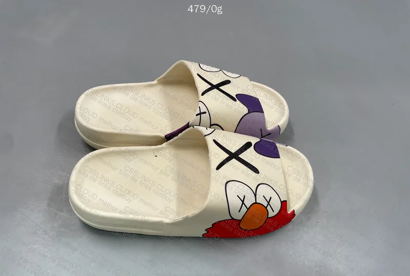 Kaws x Adidas Slides x Sesame 7