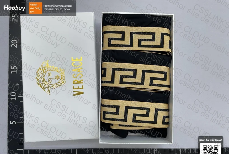 Kit 3 Cuecas Versace
