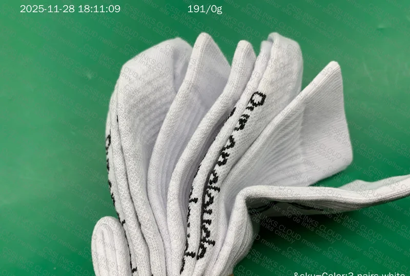 Kit 3 White ON Running Socks