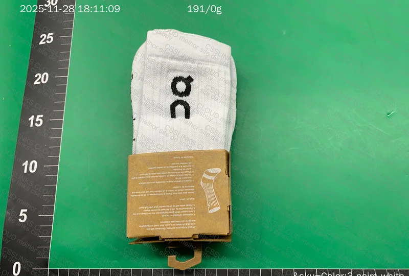 Kit 3 White ON Running Socks 2