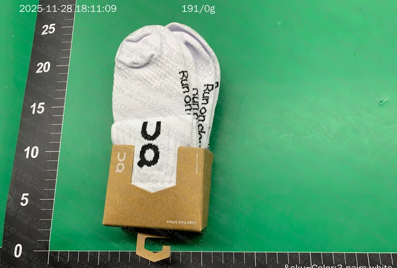 Kit 3 White ON Running Socks 3