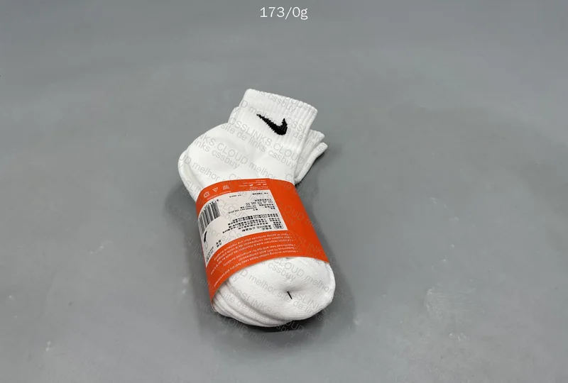 Kit 3 White Nike Socks