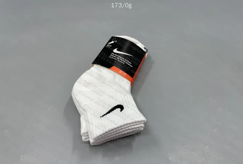 Kit 3 White Nike Socks 2