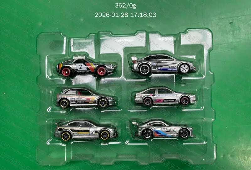 Kit 6 Hotwheels Silver Series Zamac