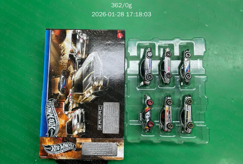 Kit 6 Hotwheels Silver Series Zamac 2