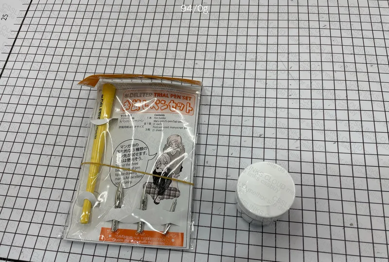 Deleter Fountain Pen and Ink Kit 6