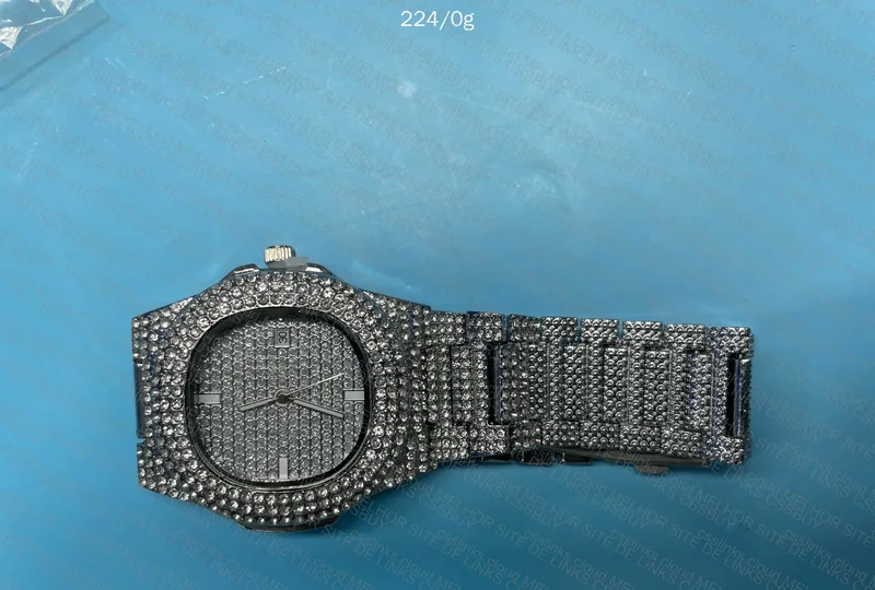 Kit with Chain + Bracelet + Studded Watch 2