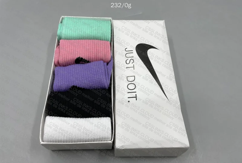 Nike Socks Kit - Black/White and Colored 3