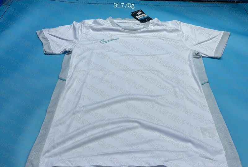 Nike Dri-Fit White and Blue Kit 7
