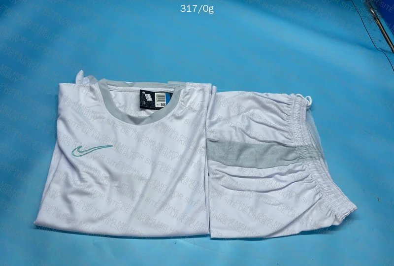 Nike Dri-Fit White and Blue Kit 9