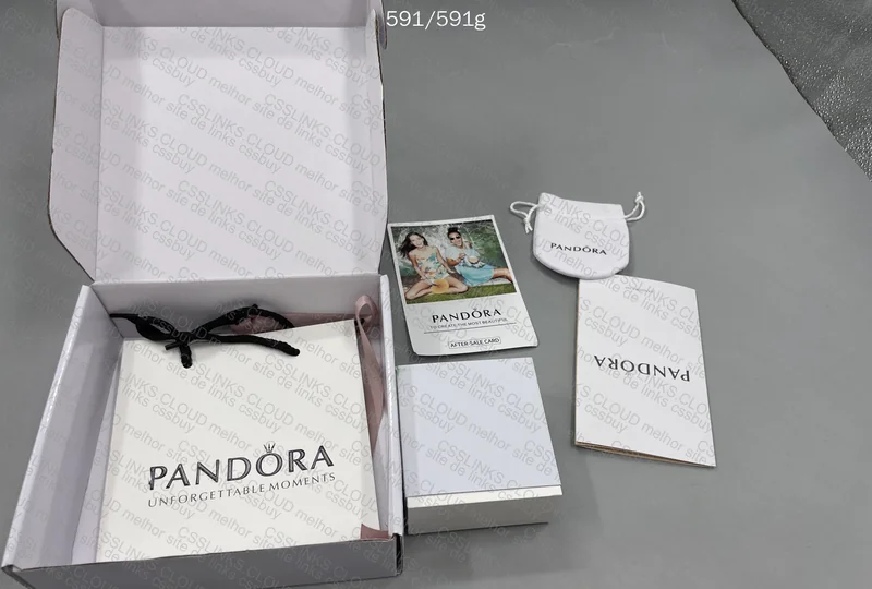 Pandora Bracelet Kit + Charms + Packaging 7