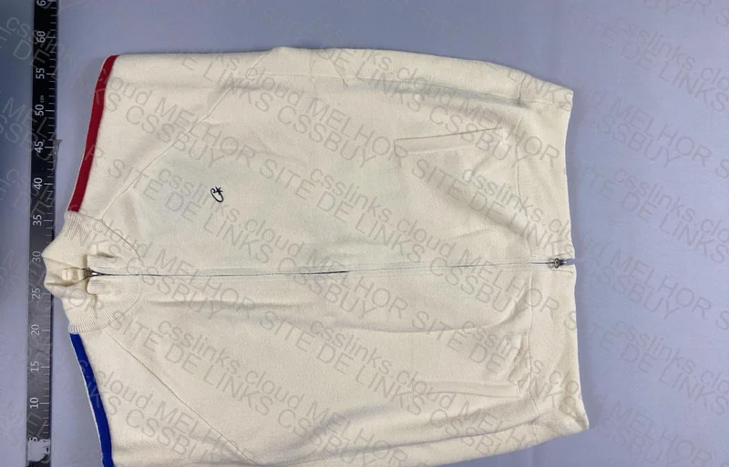 Knit Zip Up Fleece Cream Corteiz 4