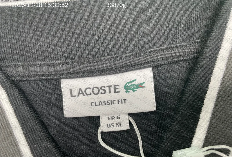 Lacoste monogram polo french fish 2