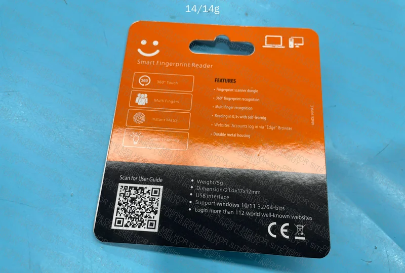 USB Fingerprint Reader - Windows Hello 3