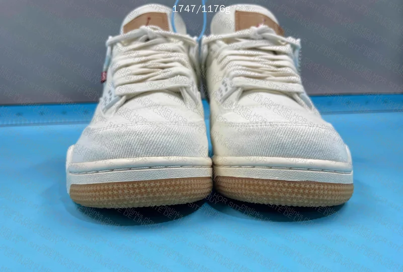 Levi's x Air Jordan 4 Retro 'White Denim' 2