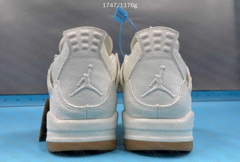 Levi's x Air Jordan 4 Retro 'White Denim' 3