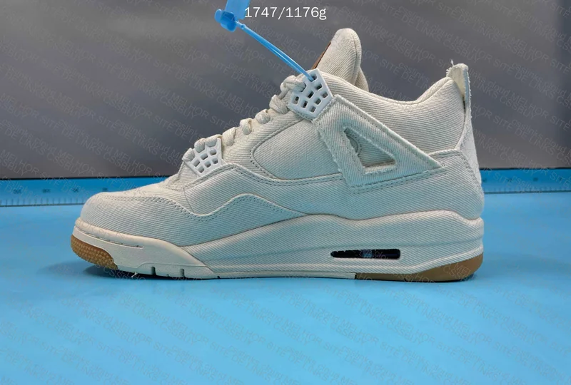 Levi's x Air Jordan 4 Retro 'White Denim' 5