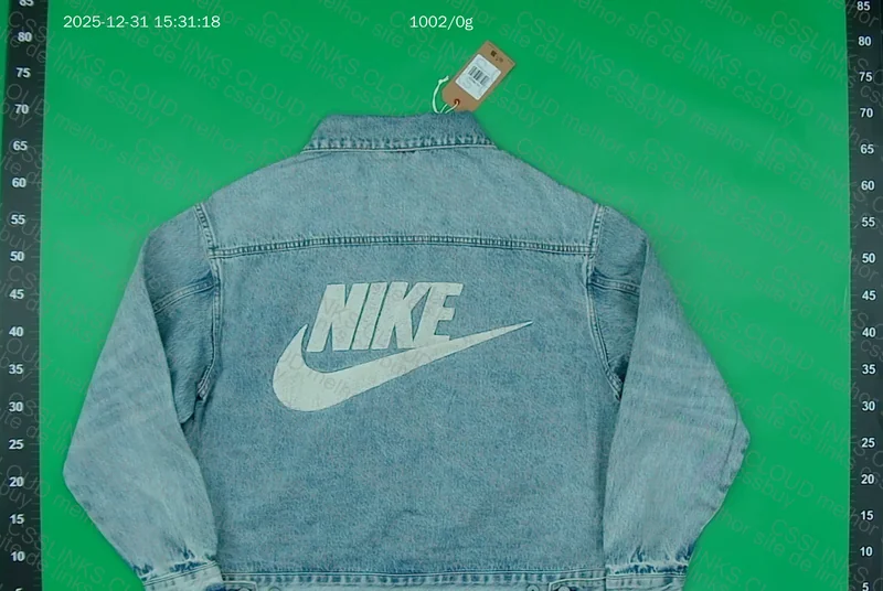 Levi's x Nike Light Blue Denim Jacket 2