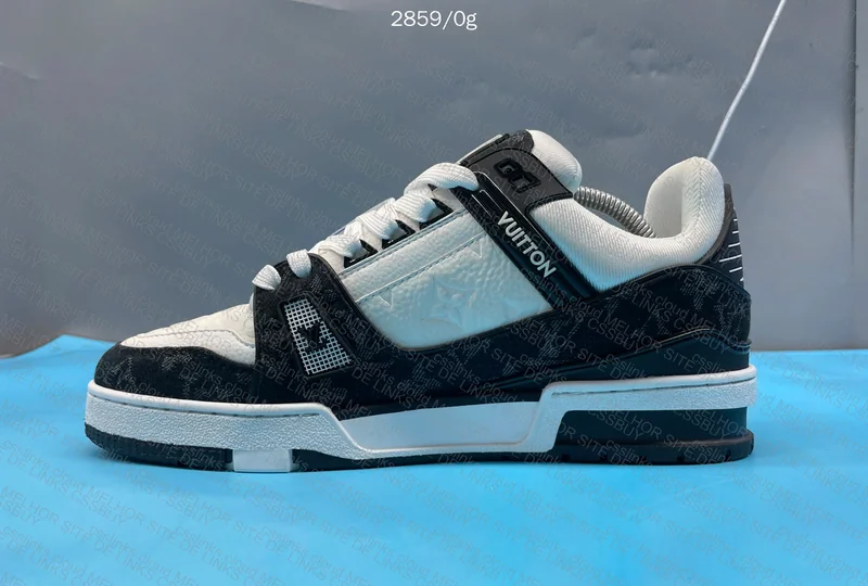 Louis Vuitton Trainer Black and White 10