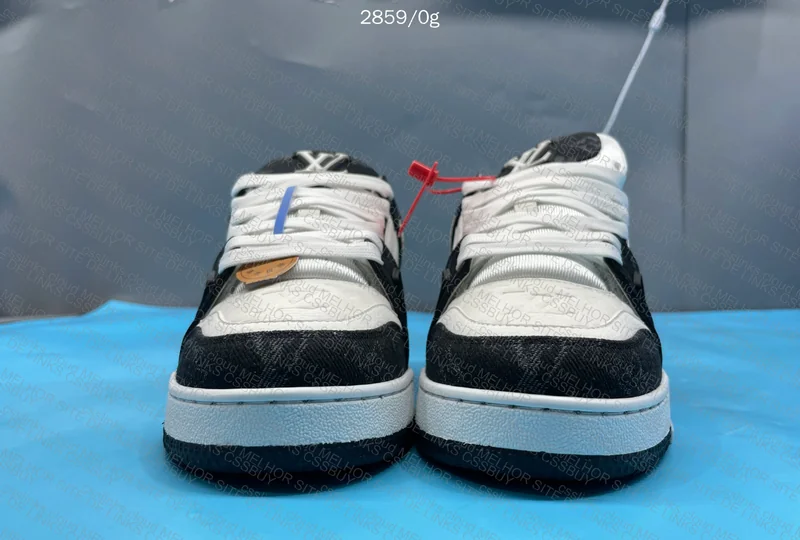 Louis Vuitton Trainer Black and White 5