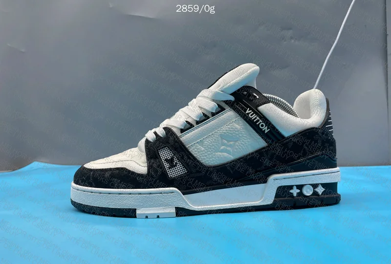 Louis Vuitton Trainer Black and White 8