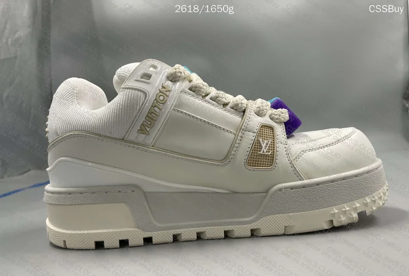 LOUIS VUITTON LV TRAINER MAXI WHITE 4