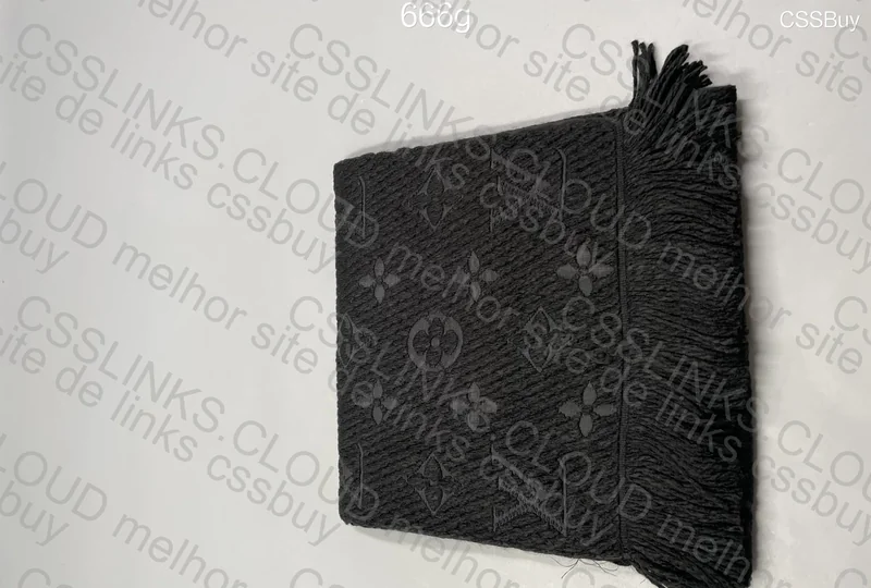 Louis Vuitton Scarf Monogram ''Black'' 3