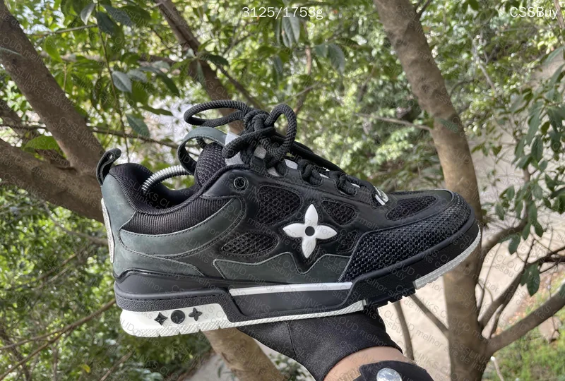 Louis Vuitton Skate Black And White 6