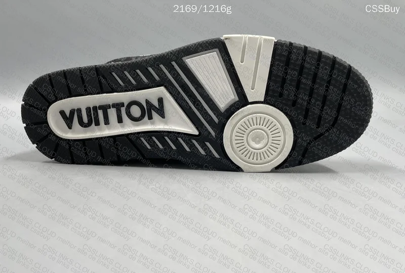 Louis Vuitton Trainer Black and White Denim - Jelly 7